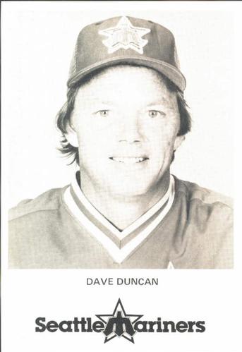1982 Seattle Mariners Postcards #NNO Dave Duncan Front