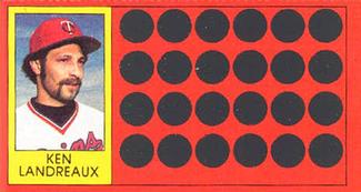 1981 Topps Scratch-Offs #41 Ken Landreaux Front