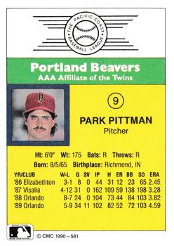 1990 CMC #561 Park Pittman Back
