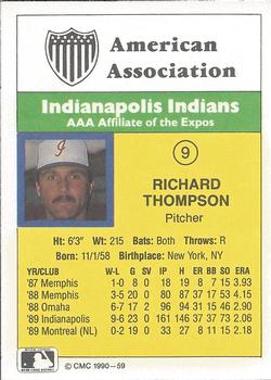 1990 CMC #59 Richard Thompson Back