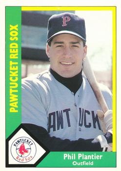 1990 CMC Pawtucket Red Sox #21 Phil Plantier Front
