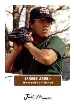 2004 Just Prospects #53 Brandon League Front