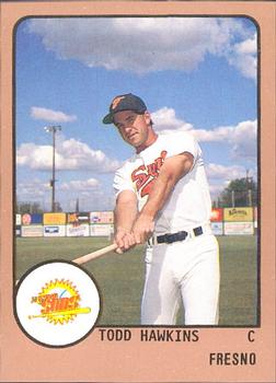 1988 ProCards #1242 Todd Hawkins Front