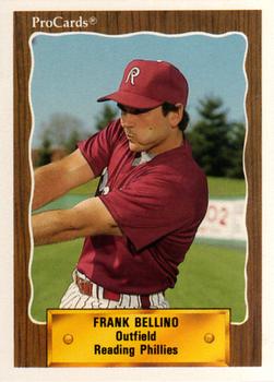 1990 ProCards #1230 Frank Bellino Front