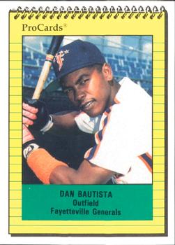 1991 ProCards #1182 Danny Bautista Front