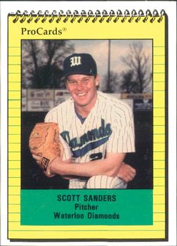 1991 ProCards #1255 Scott Sanders Front