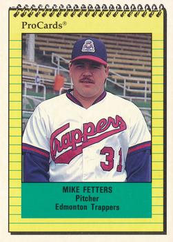 1991 ProCards #1512 Mike Fetters Front