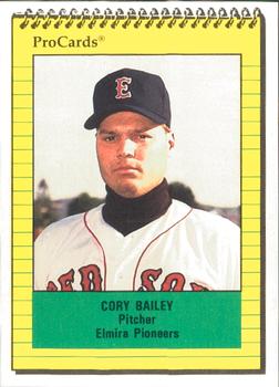 1991 ProCards #3261 Cory Bailey Front