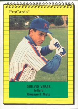 1991 ProCards #3824 Quilvio Veras Front