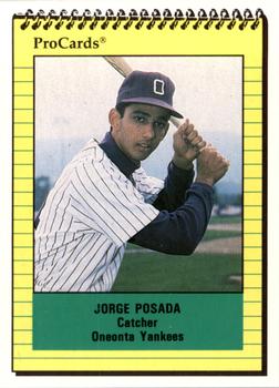 1991 ProCards #4156 Jorge Posada Front
