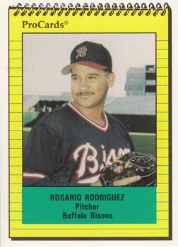 1991 ProCards #541 Rosario Rodriguez Front