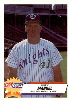 1993 Fleer ProCards Triple A All-Stars #AAA-37 Charlie Manuel Front
