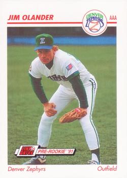 1991 Line Drive AAA #147 Jim Olander Front