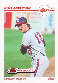 1991 Line Drive AAA #153 Kent Anderson Front