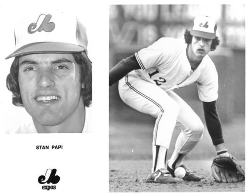 1978 Montreal Expos 8x10 Photos #NNO Stan Papi Front