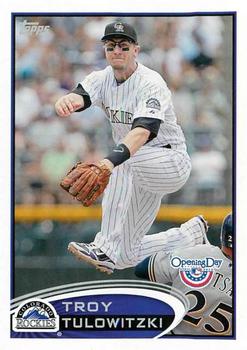 2012 Topps Opening Day #23 Troy Tulowitzki Front