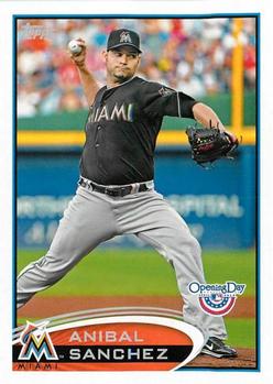 2012 Topps Opening Day #32 Anibal Sanchez Front