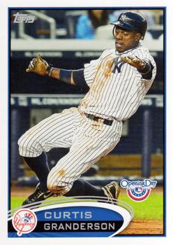 2012 Topps Opening Day #105 Curtis Granderson Front