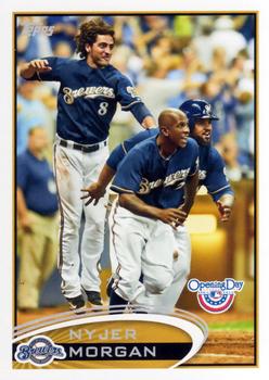 2012 Topps Opening Day #164 Nyjer Morgan Front