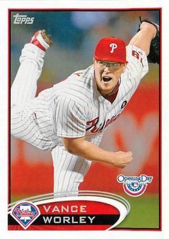 2012 Topps Opening Day #56 Vance Worley Front