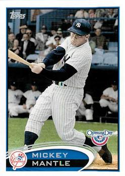 2012 Topps Opening Day #7 Mickey Mantle Front