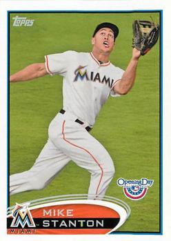 2012 Topps Opening Day #92 Mike Stanton Front