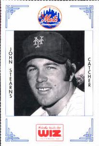 1991 The Wiz New York Mets #378 John Stearns Front