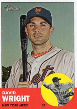 2012 Topps Heritage #467 David Wright Front
