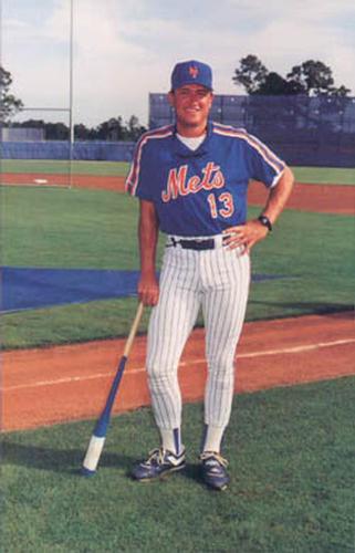 1990 Barry Colla New York Mets #1590 Clint Hurdle Front