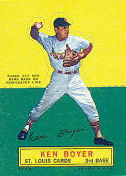 1964 Topps Stand-Ups #NNO Ken Boyer Front