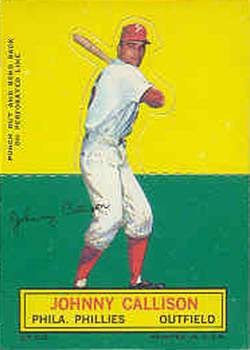 1964 Topps Stand-Ups #NNO Johnny Callison Front