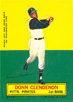 1964 Topps Stand-Ups #NNO Donn Clendenon Front