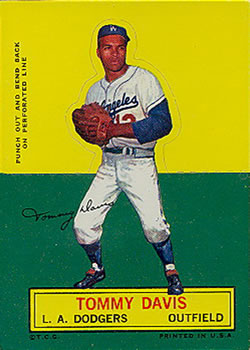 1964 Topps Stand-Ups #NNO Tommy Davis Front