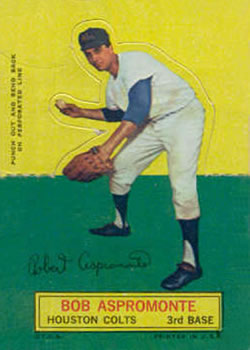 1964 Topps Stand-Ups #NNO Bob Aspromonte Front