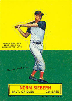 1964 Topps Stand-Ups #NNO Norm Siebern Front