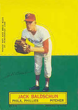 1964 Topps Stand-Ups #NNO Jack Baldschun Front