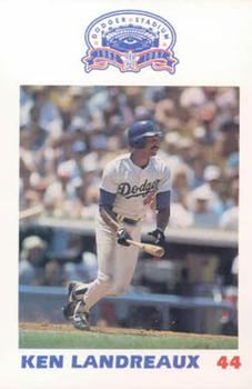 1987 Los Angeles Dodgers Police #11 Ken Landreaux Front