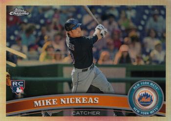 2011 Topps Chrome - Refractors #189 Mike Nickeas Front