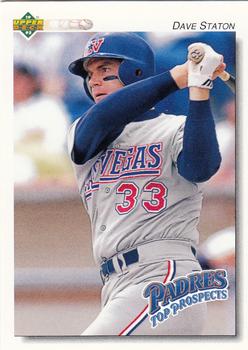 1992 Upper Deck Minor League #191 Dave Staton Front