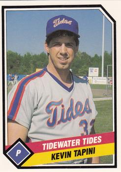 1989 CMC Tidewater Tides #10 Kevin Tapani  Front