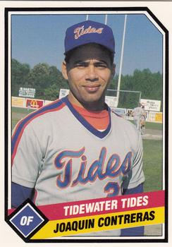 1989 CMC Tidewater Tides #16 Joaquin Contreras  Front