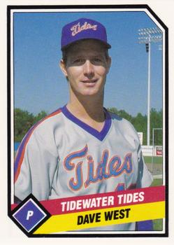1989 CMC Tidewater Tides #7 David West  Front