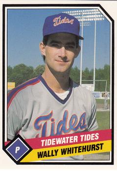 1989 CMC Tidewater Tides #6 Wally Whitehurst  Front