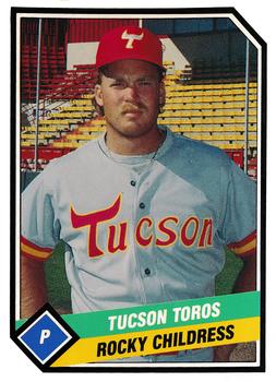 1989 CMC Tucson Toros #1 Rocky Childress  Front
