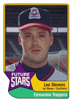 1989 CMC Triple A All-Stars #44 Lee Stevens Front