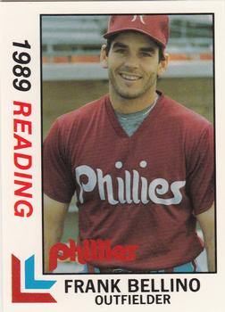 1989 Best Reading Phillies #18 Frank Bellino  Front
