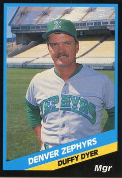 1988 CMC Denver Zephyrs #25 Duffy Dyer Front