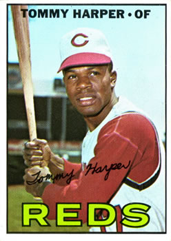 1967 Topps #392 Tommy Harper Front