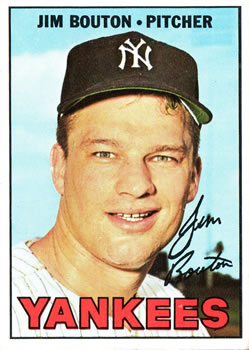 1967 Topps #393 Jim Bouton Front