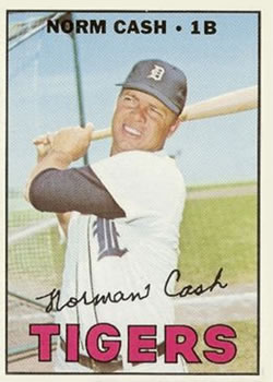 1967 Topps #540 Norm Cash Front